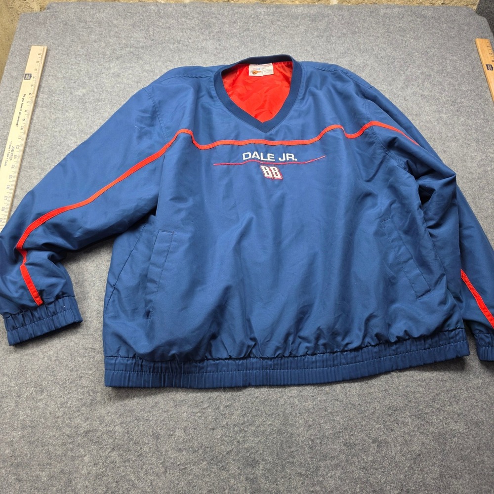 Winners Circle NASCAR Dale Earnhardt Jr 88 National Guard Windbreaker Blue 2XL